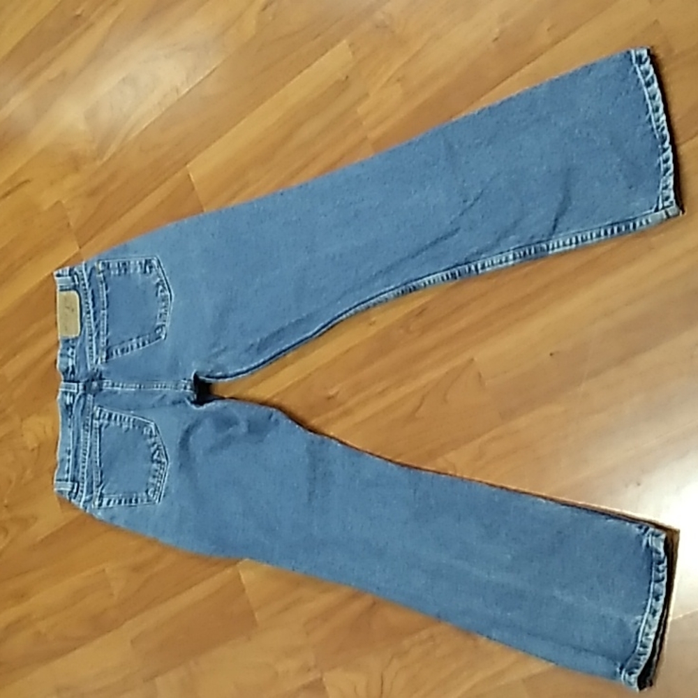 SOLD: vintage Gap Blue Jeans high-waisted button fly bootcut jeans - Picture 6 of 8